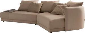 designwerk Ecksofa "New York L-Form, anmutendes Designsofa", mit moderner R&ung im Rücken