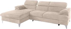 COTTA Ecksofa "Caluso L-Form", mit Kopfteilverstellung, wahlweise mit Bettfunktion & Bettkasten