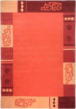 THEKO Wollteppich "Ambadi", rechteckig, 14 mm Höhe, reine Schurwolle, handgetuftet, mit Bordüre, modern