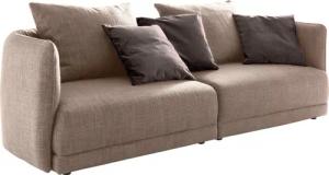 designwerk Big-Sofa "New York, anmutendes Designsofa", mit schmaler Arm- & Rückenlehne