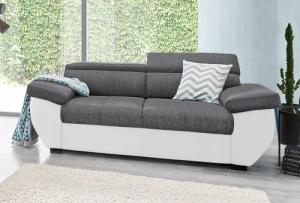 COTTA 2-Sitzer "Speedway", Big-Sofa mit Kopfteilverstellung