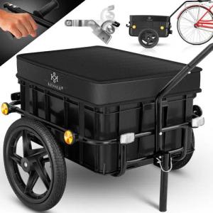 KESSER Fahrradlastenanhänger, Fahrradanhänger Lastenanhänger Handwagen mit Kupplung