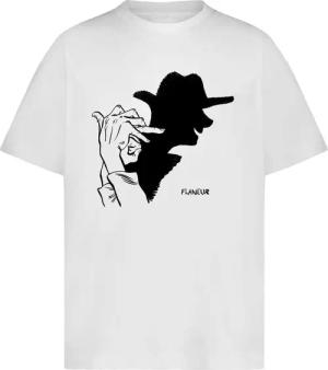 Flâneur - Shadow Play T-Shirt White - Größe S - white