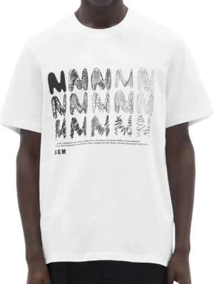 MSGM - MSGM T-shirts and Polos White - Größe M - white