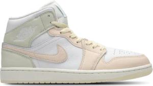 Jordan Aj1 Mid Herren Sneaker - Weiß - Größe 42 - Leder, Synthetik