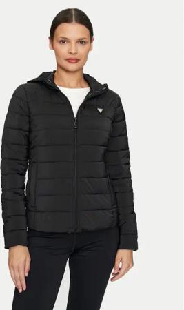 Guess Daunenjacke Solid Heavy Diann V4YL04 WF3X0 Schwarz Regular Fit