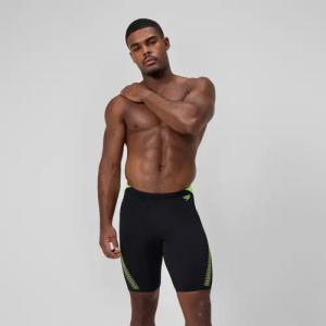 HyperBoom Splice-Schwimmhose Schwarz/Gelb für Herren