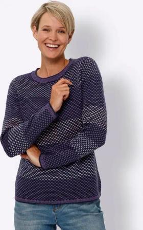 Sieh an! Strickpullover Langarm-Pullover