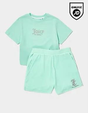 JUICY COUTURE Girls' Baby T-Shirt/Shorts Set Junior, Grün