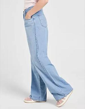 LEVI'S Cinch Baggy Jeans - Damen, blau