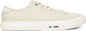 Tommy Hilfiger Sneakers aus Stoff Hi Vulc Street Canvas FM0FM05515 Beige