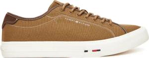 Tommy Hilfiger Sneakers aus Stoff Hi Vulc Street Canvas FM0FM05515 Braun