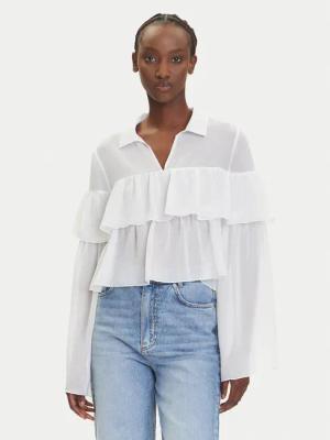 ONLY Bluse Suzzi 15360661 Weiß Regular Fit