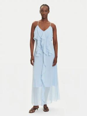 Vero Moda Abendkleid Camille 10336405 Himmelblau Regular Fit
