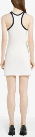 Courrèges - Fitted White Mini Dress - Größe S - weiß