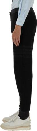 Thom Browne - Black Silk And Cotton Pants - Größe 3 - schwarz