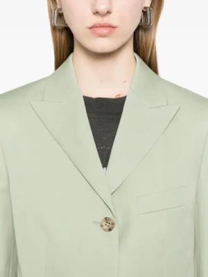Golden Goose - Tailored Sage Green Jacket With Structure And Flap - Größe 44 - grün