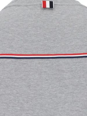 Thom Browne - Logo T-Shirt – Grey - Größe 4 - grau