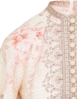 Zimmermann - Flower Dress - Größe 1 - beige