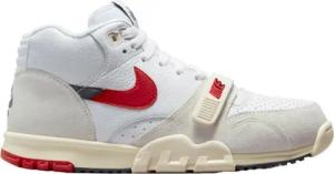 Nike Low-Top Sneaker - Air Trainer 1 'chicago Split' Sneakers - Gr. 45_5 - in Weiß - für Damen