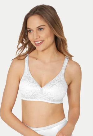 Triumph Nahtloser BH Elegant Cotton 10100175 Weiß