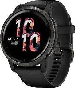 GARMIN Venu 2 Smartwatch schwarz, schiefergrau