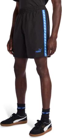 Puma Essentials+ Tape Herren Kurze Hosen - Schwarz - Größe: L - Poly Woven - Foot Locker