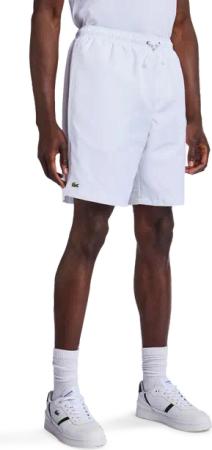Lacoste Diamond Weave Herren Kurze Hosen - Weiß - Größe XL - Poly Woven