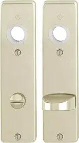 Hoppe Kurzschild-Paar 202KP Alu. F2 Bad SK/OL