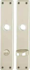 Hoppe Langschild-Paar 202SP F2/neusilberfarbig F2 Bad SK/OL 78mm
