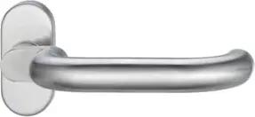 Profiltürdrückerlochteil 1130/2033 VA EST ov.8mm gekr.EDI