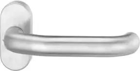 Profiltürdrückerlochteil 1800/2033 VA EST ov.8mm gekr.EDI