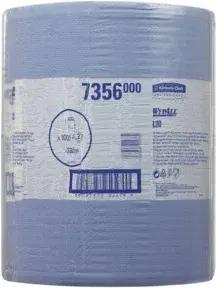 Putztuch WYPALL L20 7356 L380xB350ca.mm 2-lagig blau 1 Rl.x 1000 Tü.