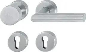 Hoppe Rosetten-Garnitur Ams.E58/42H/42HKVS/1400 VA F69 rd.PZ DIN L/R fl.D/K