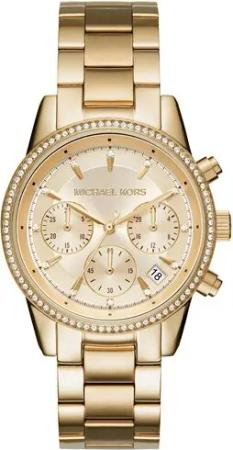 Michael Kors Uhr Ritz MK6356 Goldfarben