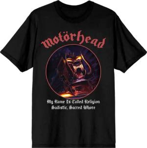 Motörhead T-Shirt - 50 My Name Is Called Religion - S bis 4XL - für Männer - Größe S - schwarz  - Lizenziertes Merchandise!