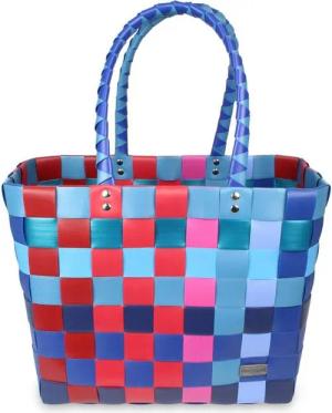normani Einkaufskorb Einkaufskorb Einkaufstasche aus Kunststoff, 20 l, Flechtkorb aus pflegeleichtem Material