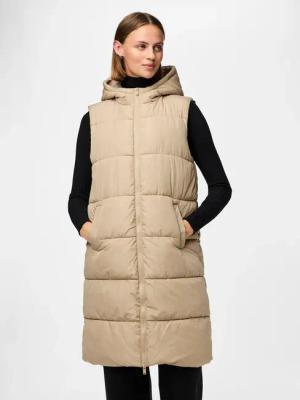 pieces Steppweste "PCBEE NEW LONG PUFFER VEST NOOS BC"