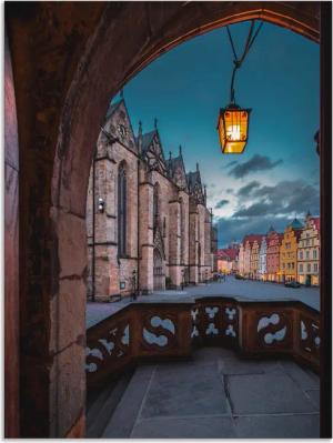 Artland Wandbild "Osnabrück Marktplatz", Deutschland, (1 St.), als Alubild, Outdoorbild, Poster in verschied. Größen