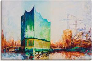 Artland Wandbild "Elbharmonie Hamburg", Deutschland, (1 St.), als Leinwandbild, Wandaufkleber in verschied. Größen