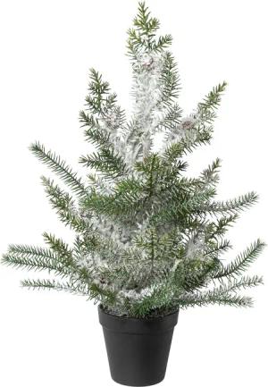 Creativ deco Künstlicher Weihnachtsbaum "Weihnachtsdeko, künstlicher Christbaum, Tannenbaum", Im Topf; Beschneite Optik