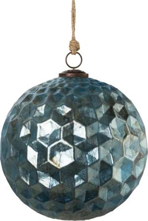 Creativ deco Weihnachtsbaumkugel "Weihnachtsdeko, Christbaumschmuck, Christbaumkugeln Glas", (1 St.), gemusterte Oberfläche