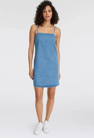 HUGO Blue Jeanskleid "Garcy", mit Spaghetti Trägern