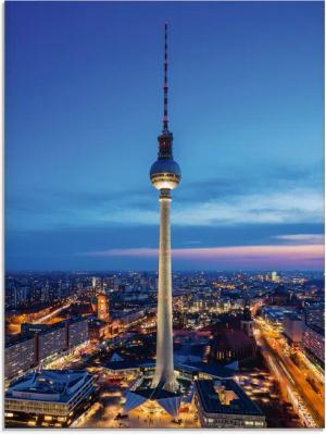 Artland Glasbild "Berlin Fernsehturm", Deutschland, (1 St.), in verschiedenen Größen