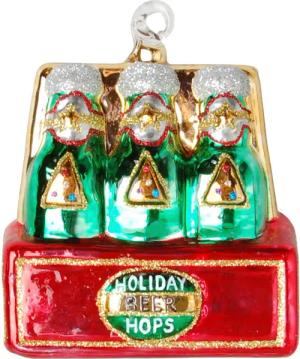 Krebs Glas Lauscha Christbaumschmuck "Kasten Bier", (1 tlg.), Christbaumschmuck aus Glas, mundgeblasen, handgefertigt, Figur