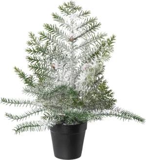 Creativ deco Künstlicher Weihnachtsbaum "Weihnachtsdeko, künstlicher Christbaum, Tannenbaum", Im Topf; Beschneite Optik
