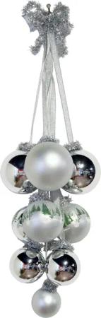 Krebs Glas Lauscha Christbaumschmuck "Glaskugel-Gehänge", (1 tlg.), Christbaumschmuck aus Glas, handgefertigt, Glaskugel Gehänge
