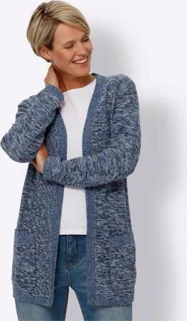 Sieh an! Strickjacke Longstrickjacke