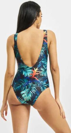 Urban Classics Ladies High Leg Pattern Swimsuit