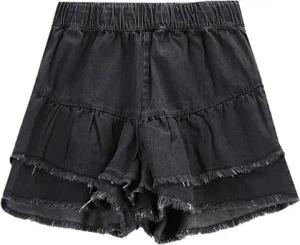 Coccodrillo Jeansshorts WC5119401TGJ Schwarz Regular Fit